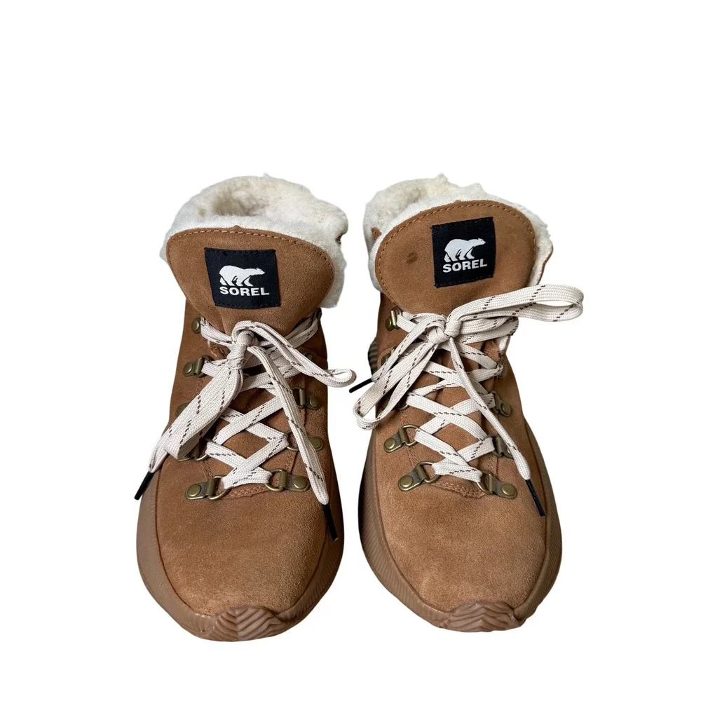 Sorel Out N About III Conquest Boots Womens Waterproof Suede Brown 10‎